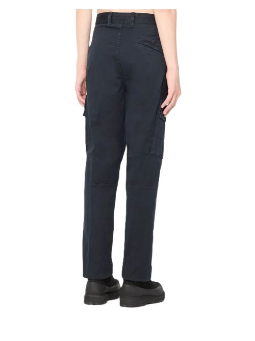 Pantalone cargo vestibilità slim con tasche con zip Stone Island | L2S15 3100034 S00L1V0120 NAVY BLUE